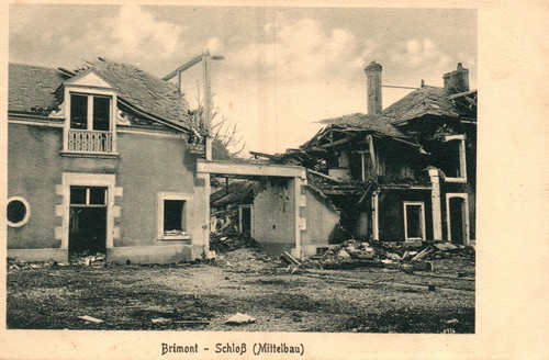 Cartolina brimont castello - brimont,
