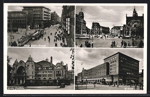 Essen strada con tram - ak,