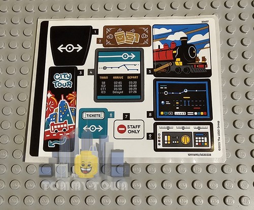 Lego city solo - lego, foglio